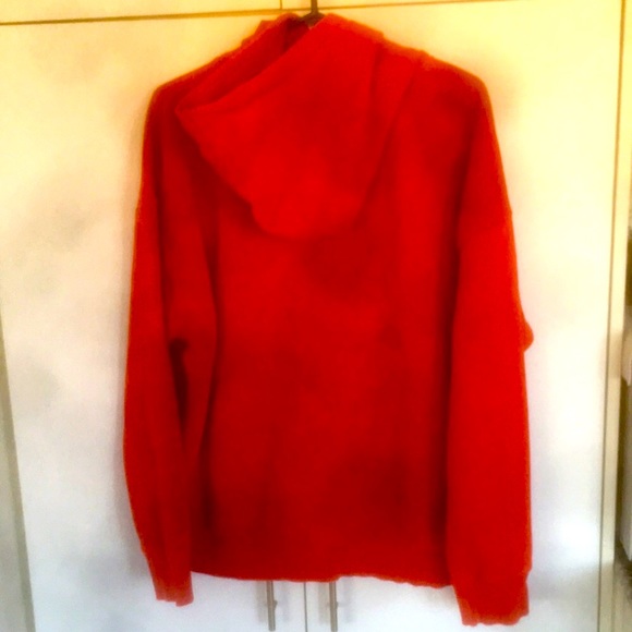 H&M Men's Hoodie - Red (Unisex) - Picture 3 of 10